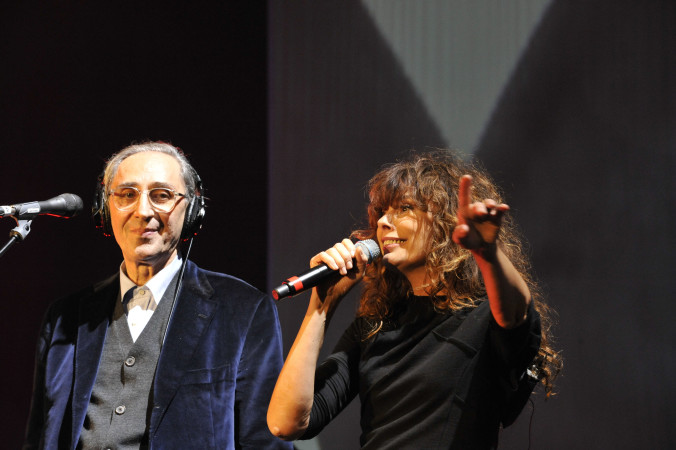 © Massimo Forchino / lapresse12-11-2009 Sanremo, ItaliaspettacoloPremio Tenco - Festival della Canzone d'AutoreNella Foto:Alice e Battiato